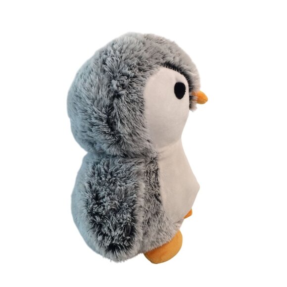 Ideal Toys Penguin Plush 14" Stuffed Animal Toy Frosted Fur Winking Eye - Picture 4 of 6